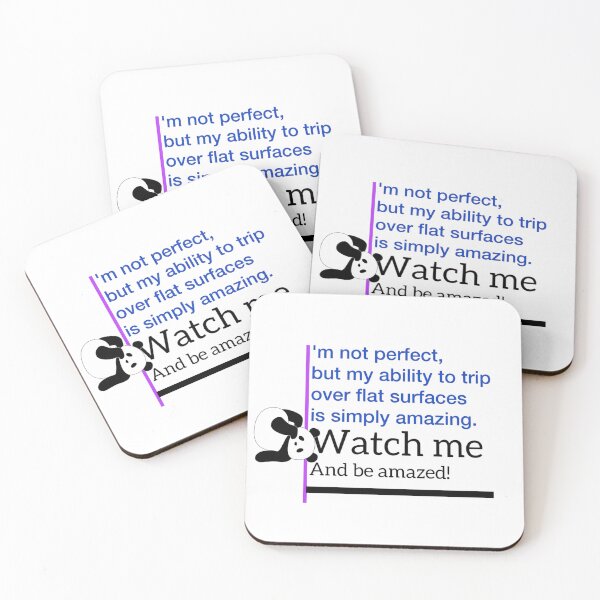 Item preview, Clumsy meets confident. Powered by personality, not perfection. designed and sold by Heal of Souls Designs .