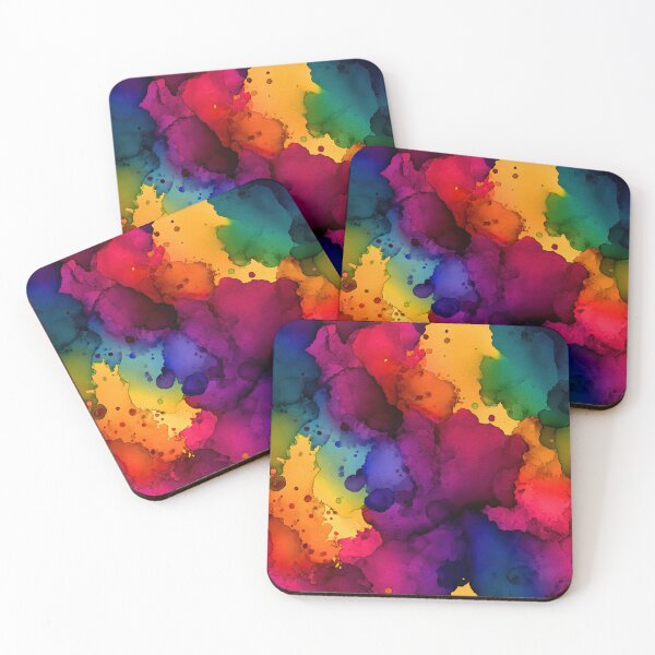Item preview, Paint Splatter LGBT+ Pride Rainbow Print designed and sold by thaneydesign.