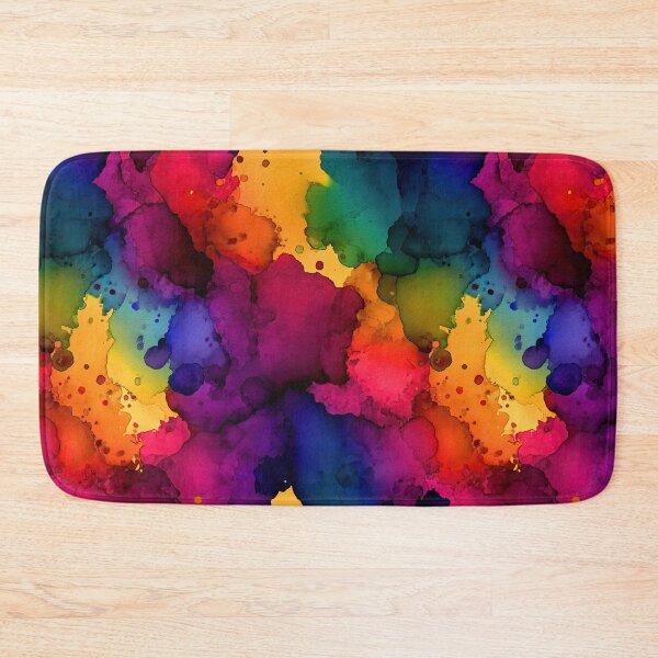 Item preview, Paint Splatter LGBT+ Pride Rainbow Print designed and sold by thaneydesign.