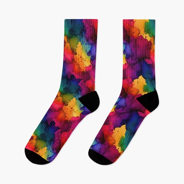 Item preview, Paint Splatter LGBT+ Pride Rainbow Print designed and sold by thaneydesign.