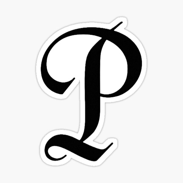 Item preview, Letter P- Initial P designed and sold by Lune & Bloom.