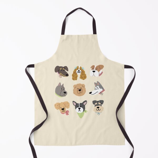 Item preview, Dog Faces Pattern designed and sold by QuackyDoodles.