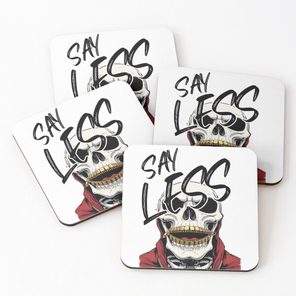 Item preview, Say Less Zipper Mouth Skeleton. designed and sold by JustiesDesigns.