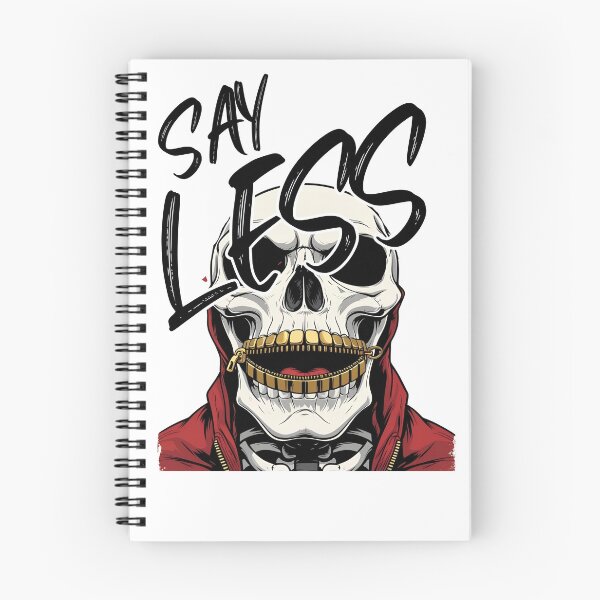 Item preview, Say Less Zipper Mouth Skeleton. designed and sold by JustiesDesigns.