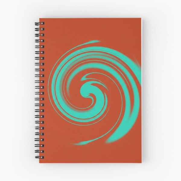 Item preview, Whirl in Turquoise and Terra Cotta designed and sold by Owcomm.