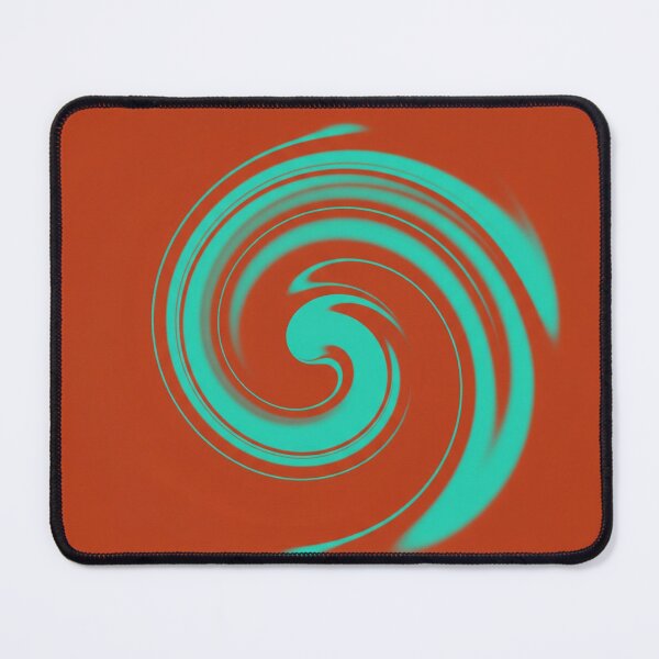 Item preview, Whirl in Turquoise and Terra Cotta designed and sold by Owcomm.