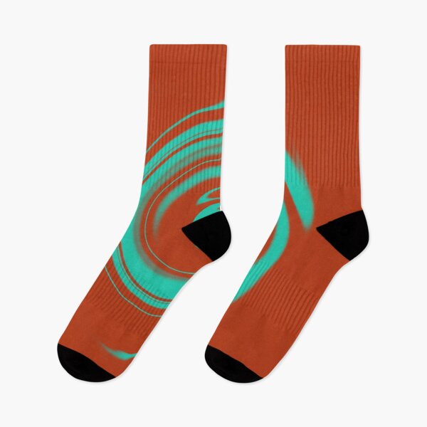 Item preview, Whirl in Turquoise and Terra Cotta designed and sold by Owcomm.