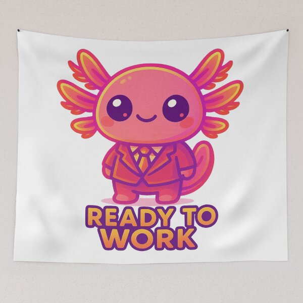 Item preview, Axolotl Ready to Triumph designed and sold by JonelleTshirts.