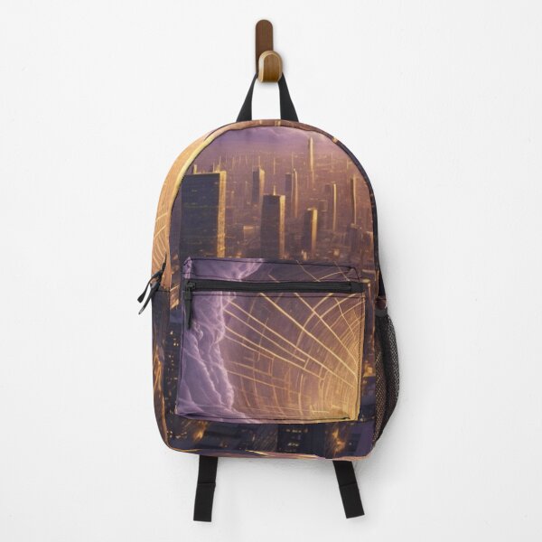 Item preview, Where the familiar cityscape dissolves into a luminous tunnel, a gateway to parallel realities awaits. designed and sold by VA Design.