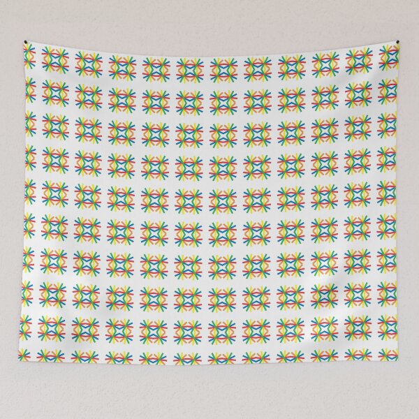 Item preview, event celebrate minimal design seamless colorful repeat pattern designed and sold by Abrahamjrnd.