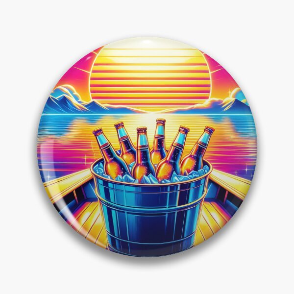 Item preview, Sunset Beers on the Boat designed and sold by EmeraldeaArt.