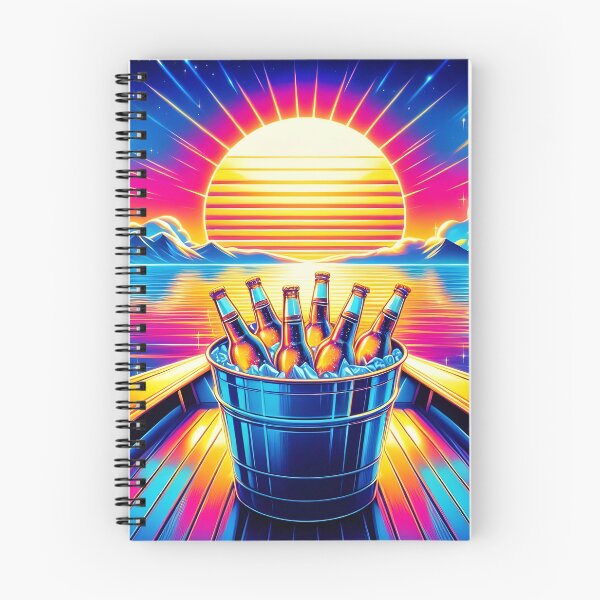 Item preview, Sunset Beers on the Boat designed and sold by EmeraldeaArt.