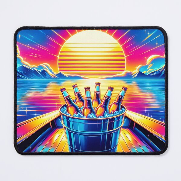 Item preview, Sunset Beers on the Boat designed and sold by EmeraldeaArt.