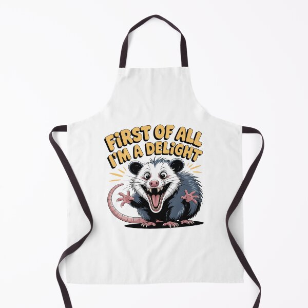 Item preview, First of all, I'm a Delight - Opossum Sharp Teeth Design designed and sold by Peter Stawicki.