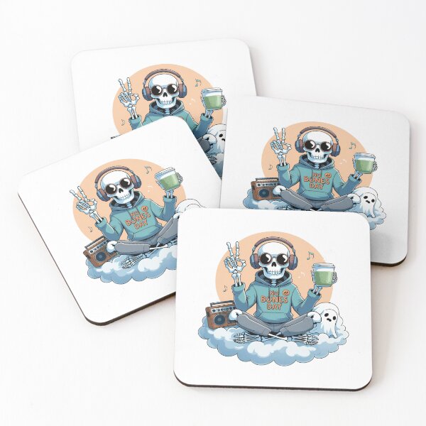 Item preview, Chill Skeleton on Cloud. designed and sold by JustiesDesigns.