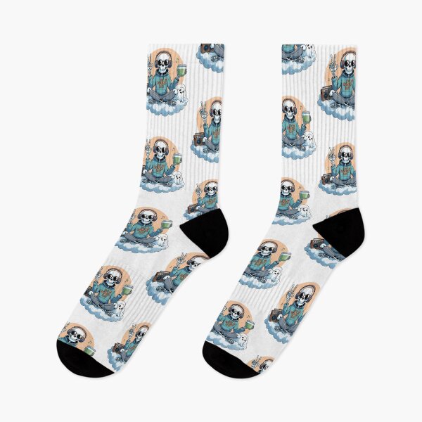 Item preview, Chill Skeleton on Cloud. designed and sold by JustiesDesigns.