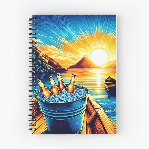 Item preview, Sunset Beers on the Beach designed and sold by EmeraldeaArt.