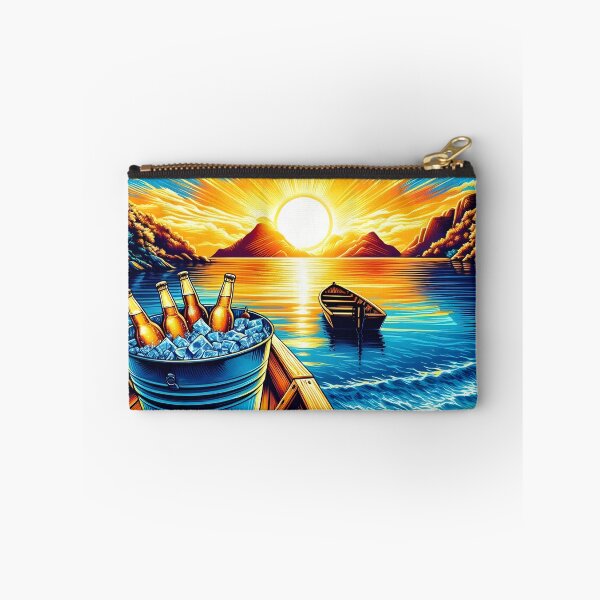 Item preview, Sunset Beers on the Beach designed and sold by EmeraldeaArt.