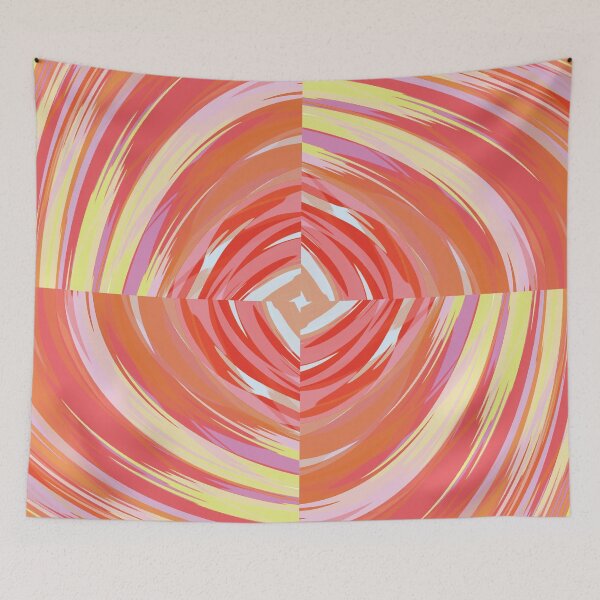 Artikelvorschau, Cubed Ripple Orange Sunset entworfen und verkauft von Bellewood222.