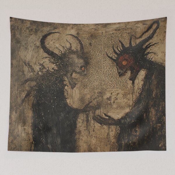 Item preview, Medieval Dark Goth Art designed and sold by TheDarkWardrobe.