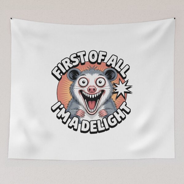 Item preview, First of all, I'm a Delight - Opossum Star Design designed and sold by Peter Stawicki.