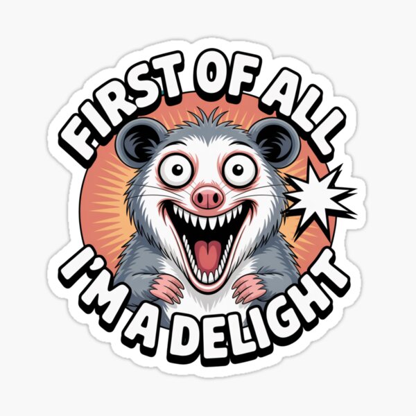 Aperçu de l'œuvre Tout d'abord, je suis un délice - Opossum Star Design créée et vendue par Peter Stawicki.