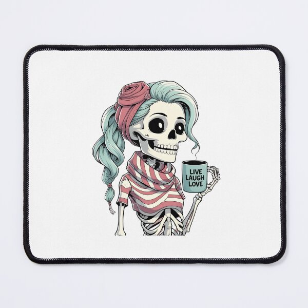 Item preview, Coffee Female Skeleton designed and sold by JustiesDesigns.