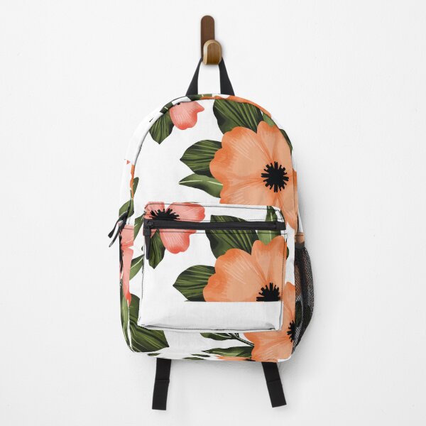 Item preview, Orange and pink flower pattern designed and sold by Jamildesign.