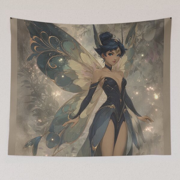Item preview, Emerald Sprite: A Forest Sentinel designed and sold by bloorose.