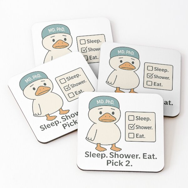 Item preview, Sleep. Shower. Eat. – Resident Silly Goose designed and sold by DocDocShop.