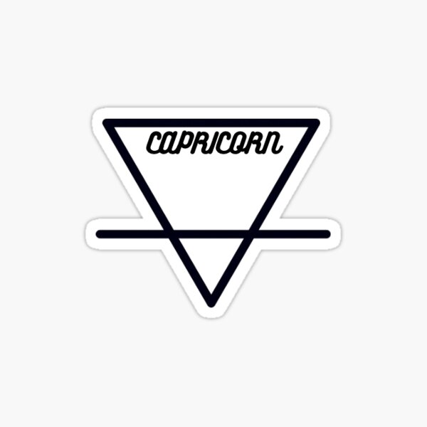 Item preview, Earth Element Symbol Sticker - Capricorn designed and sold by zodiac-love.