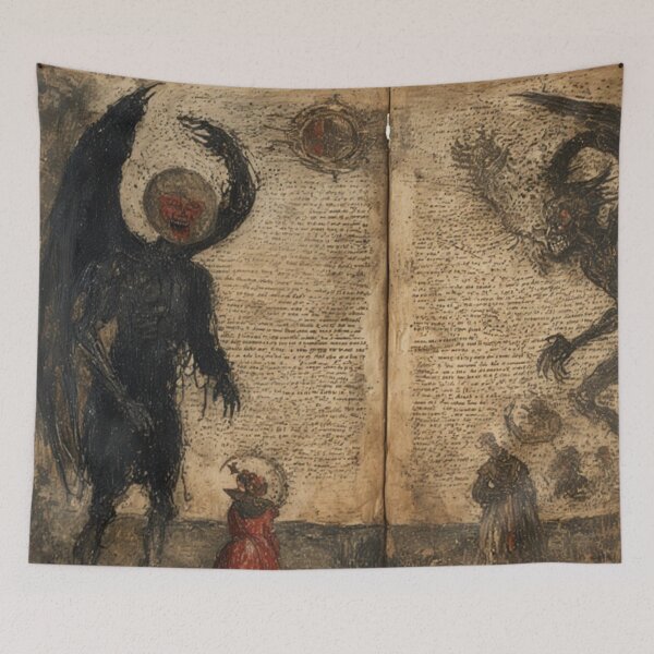 Item preview, Medieval Dark Goth Art designed and sold by TheDarkWardrobe.