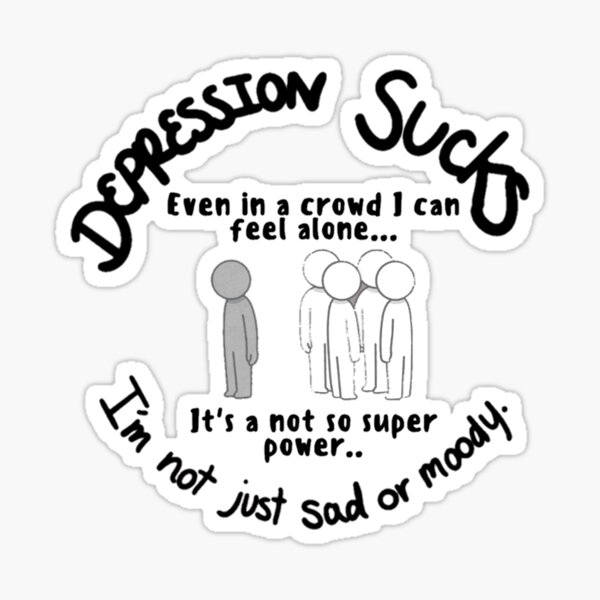Item preview, Depression: Not so super power... designed and sold by LynkPlaysGames.