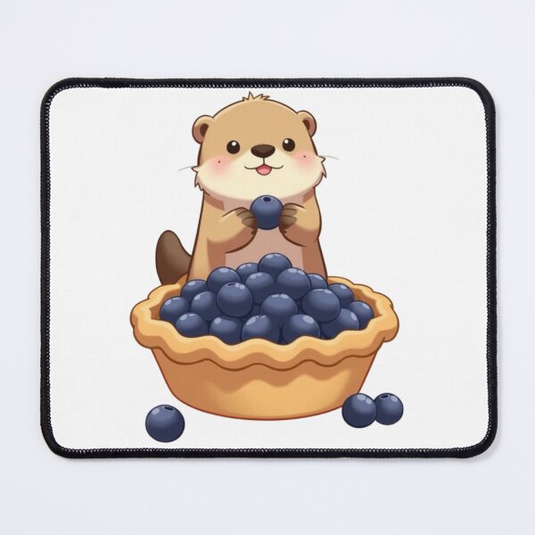 Item preview, Otter and blueberry pie designed and sold by Kimicute.