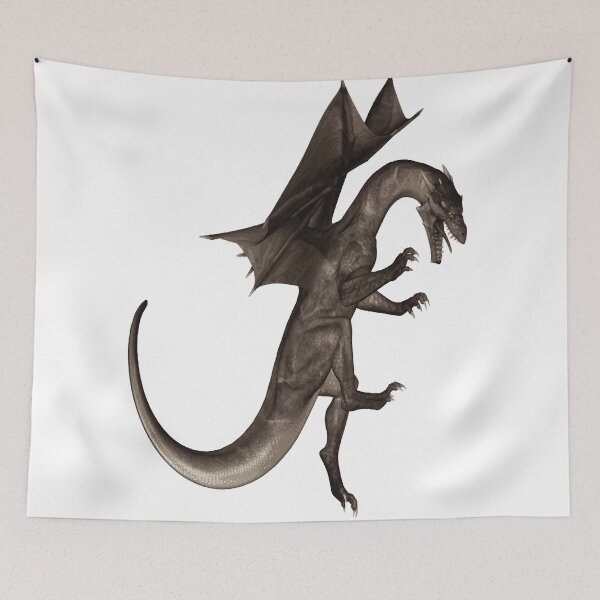 Item preview, ATTACKING DRAGON Pop Art designed and sold by Bruce ALMIGHTY Baker.