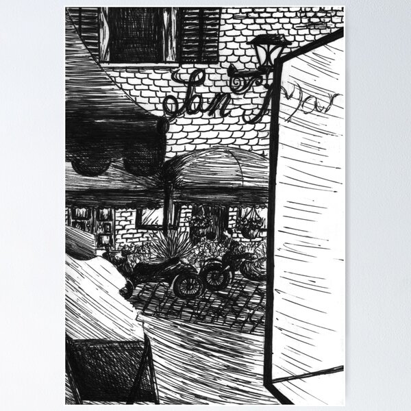 Item preview, A Summer in Italy: Florence Street designed and sold by NoelleMBrooks.