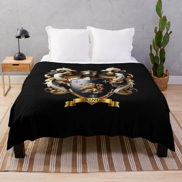 Item preview, King Family Crest Majestic Emblem of Royal Distinction! designed and sold by Highlandkings.