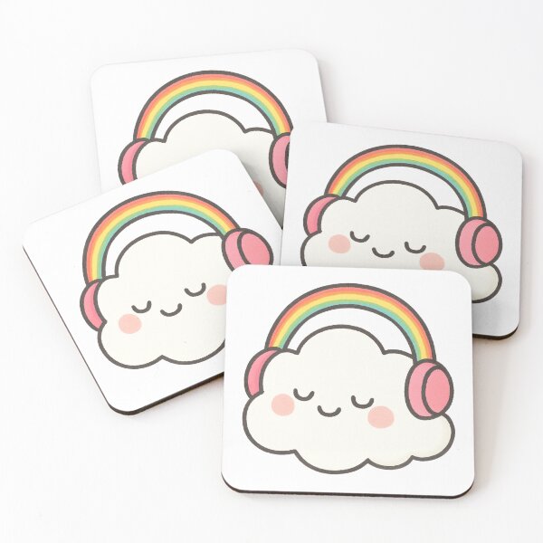 Item preview, Cloud Listening to Rainbow Vibes designed and sold by OpenArt.