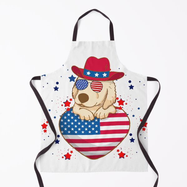 Item preview, Patriotic Golden Retriever Gift - Unique American Dog Art designed and sold by DesignsbySisco.