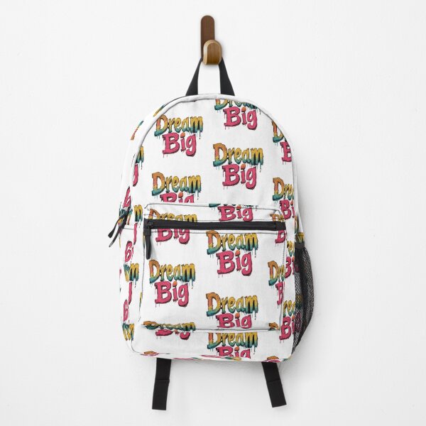 Item preview, Colorful Graffiti-Style Dream Big Typography Art designed and sold by CreativeLarysa.