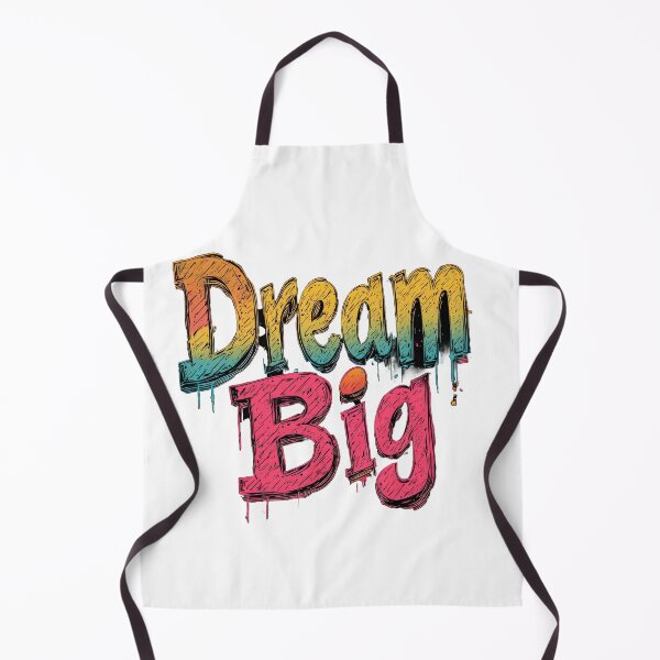 Item preview, Colorful Graffiti-Style Dream Big Typography Art designed and sold by CreativeLarysa.