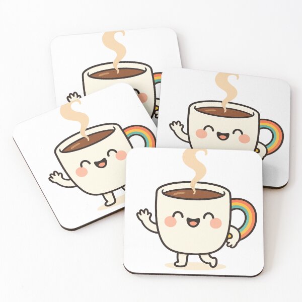 Item preview, Rainbow Handle Coffee on the Go designed and sold by OpenArt.