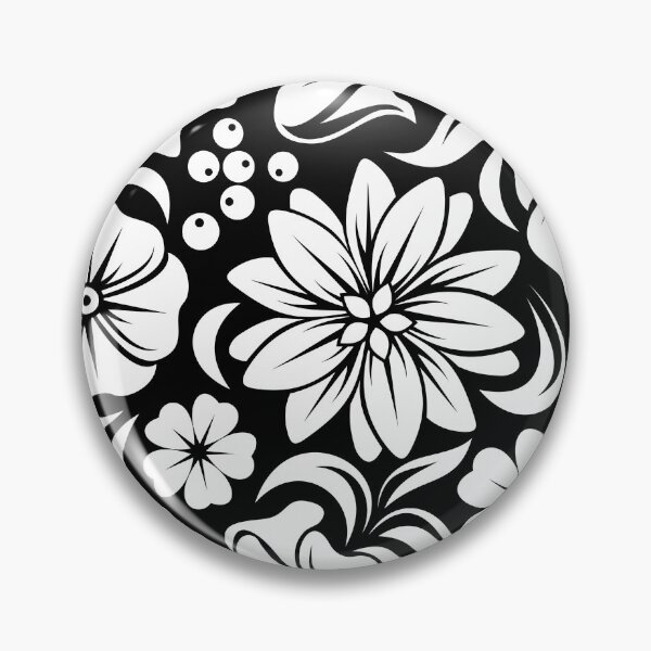 Item preview, Abstract flowers in black and white designed and sold by PRIYASENdeigns.