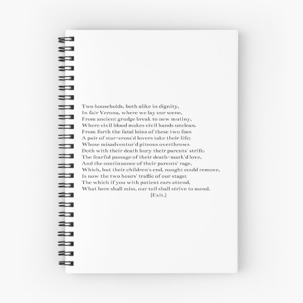 Item preview, Romeo and Juliet- Prologue designed and sold by ChandlerLasch.