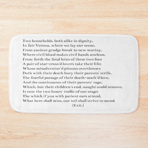 Item preview, Romeo and Juliet- Prologue designed and sold by ChandlerLasch.