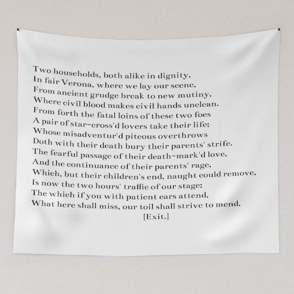 Item preview, Romeo and Juliet- Prologue designed and sold by ChandlerLasch.