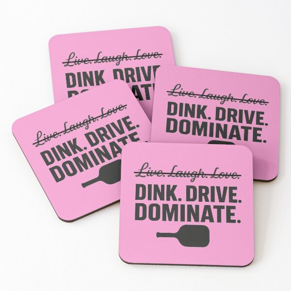 Artikelvorschau, Pickleball Mom Shirt – Dink Drive Dominate – Lustige Live Laugh Love Parodie entworfen und verkauft von LifeStingz.