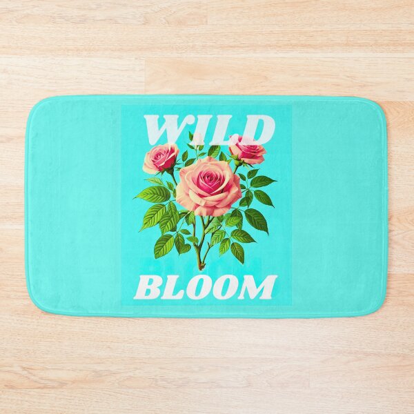 Item preview,  Wild Bloom: Vibrant Pink Roses on Bright Teal designed and sold by Real Love.