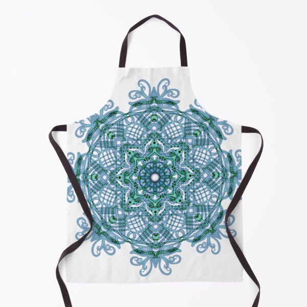 Item preview, Amazing Blue Hue Green Mandala Hand Drawn Light Wizardry designed and sold by interval:43.