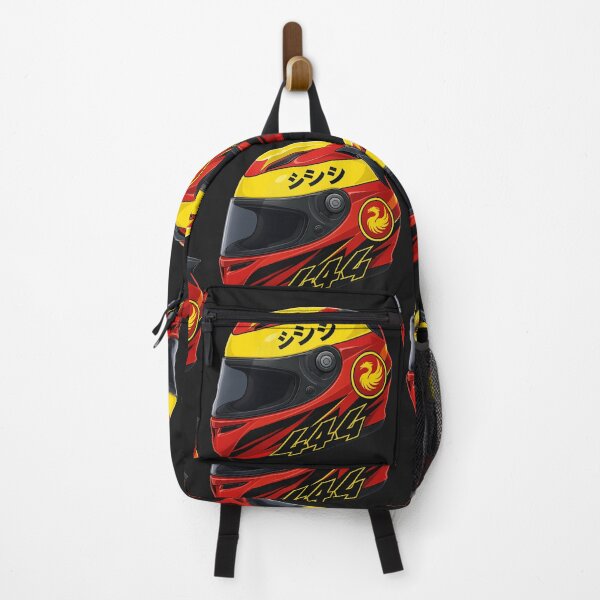 Item preview, Phoenix Racing Helmet 444 Design - Red & Yellow Speed Art" designed and sold by GiftLore Studio.